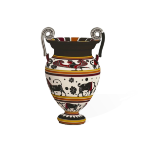 Home egyptian brown vase